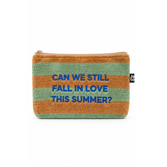 Can We Still Fall In Love This Summer Striped Small Pouch