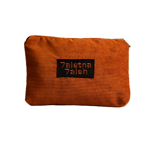 7aletna 7aleh Velvet Big Pouch
