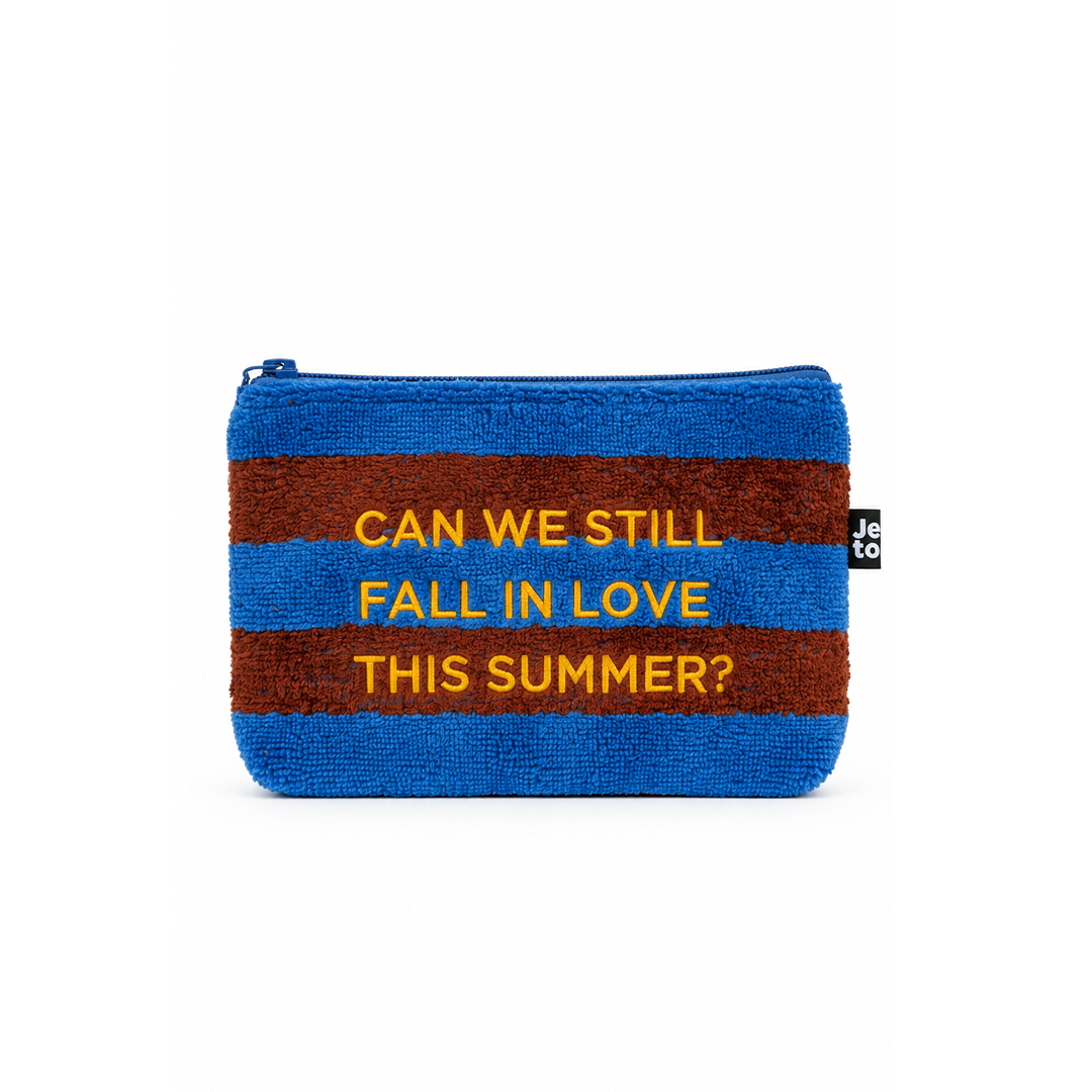 Can We Still Fall In Love This Summer Striped Small Pouch