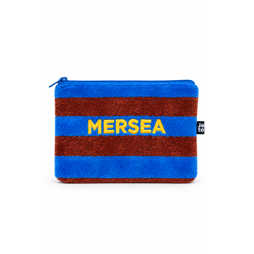 Mersea Summer Striped Small Pouch