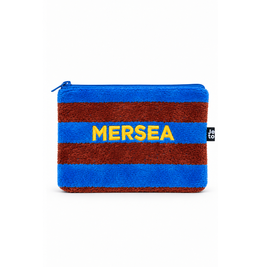 Mersea Summer Striped Small Pouch