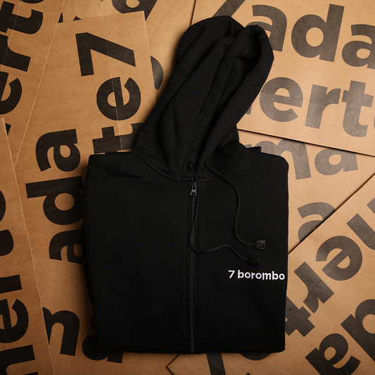 7 Borombo Black Hoodie