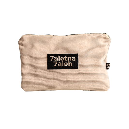 7aletna 7aleh Velvet Big Pouch