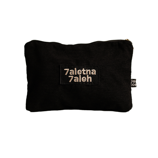 7aletna 7aleh Velvet Big Pouch