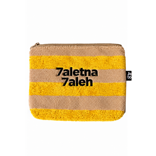 7aletna 7aleh Summer Striped Small Pouch