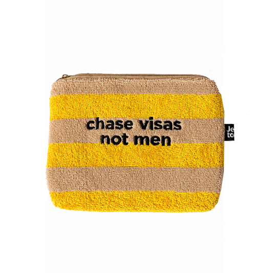 Chase Visas Not Men Summer Striped Small Pouch