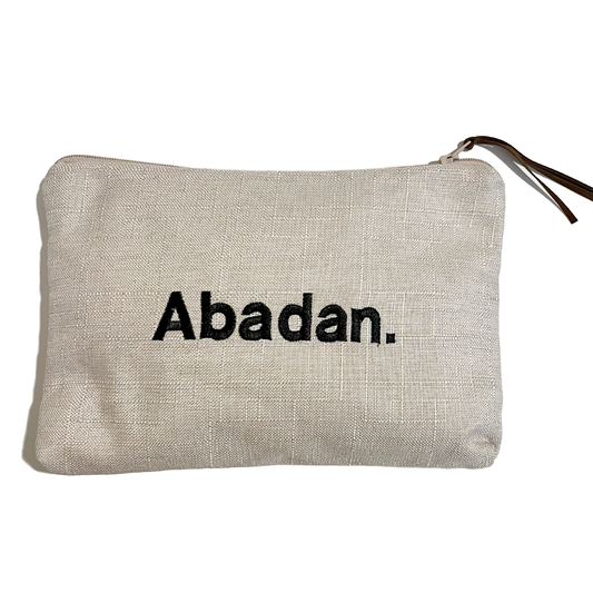 Abadan Big Pouch in Beige