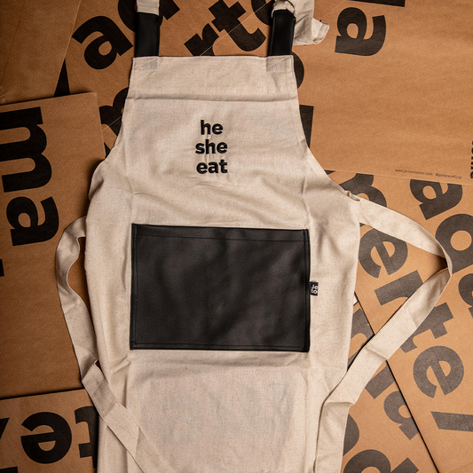 He She Eat Apron
