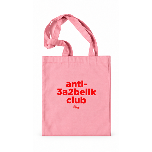 Anti 3a2belik Club Tote Bag