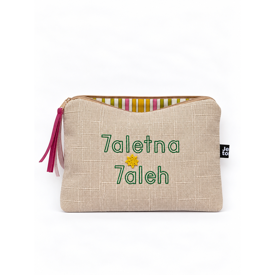 7aletna 7aleh Beads Big Pouch