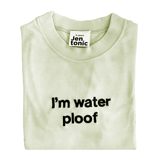 I'm Water Ploof Emroided Kids Tshirt